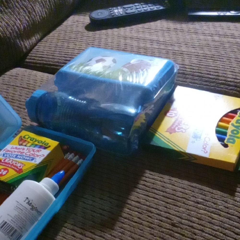 Crayola Art Supplies with Vibrant Colors Come With Food Container and Water